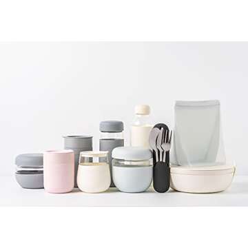 W&P Porter Wine Cocktail Glass w/ Protective Silicone Sleeve | Slate 15 Ounces | On-the-Go | Reusable | Portable | Dishwasher Safe