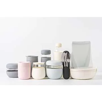 W&P Porter Wine Cocktail Glass w/ Protective Silicone Sleeve | Slate 15 Ounces | On-the-Go | Reusable | Portable | Dishwasher Safe