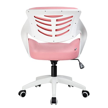 Stylish BOJUZIJA Ergonomic Computer Chair in Pink
