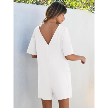 Stylish ANRABESS Summer Oversized Tee Romper for Women