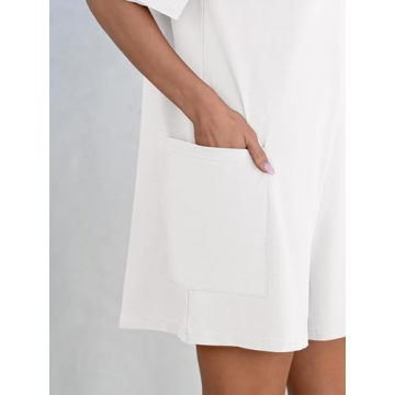 Stylish ANRABESS Summer Oversized Tee Romper for Women