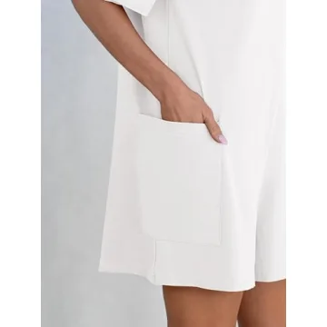 Stylish ANRABESS Summer Oversized Tee Romper for Women