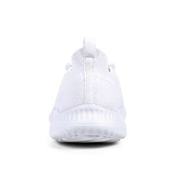 Akk White Sneakers for Women - Comfy Tennis & Gym Shoes
