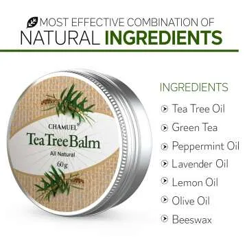 Natural Tea Tree Oil Balm for Skin Relief