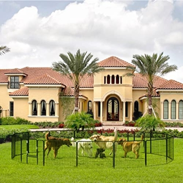 Tavata Heavy Duty Metal Dog Playpen Rustproof Portable