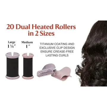 Remington Pro Hair Setter Hot Rollers with Thermaluxe Technology