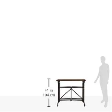 AmazonBasics Foldable Standing Desk with Adjustable Height