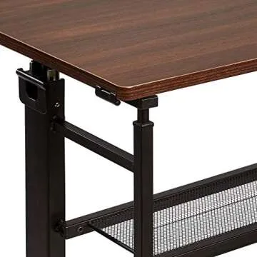 AmazonBasics Foldable Standing Desk with Adjustable Height