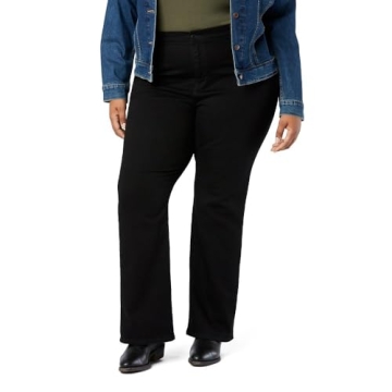 Levi Strauss Signature Gold Women's Size Modern Bootcut Jeans (Standard and Plus), Black Opal 5d, 20...