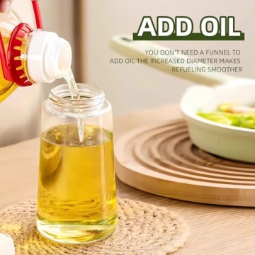 16oz 2-in-1 Olive Oil Dispenser Sprayer for Healthy Cooking