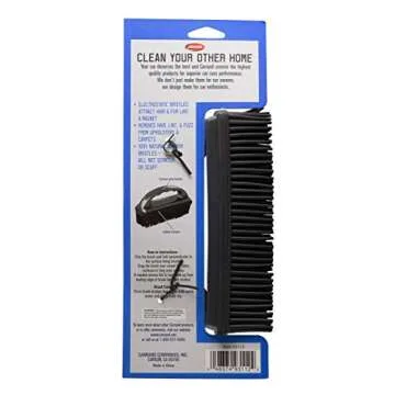 Carrand 93112 Lint and Hair Removal Brush, Single , Black