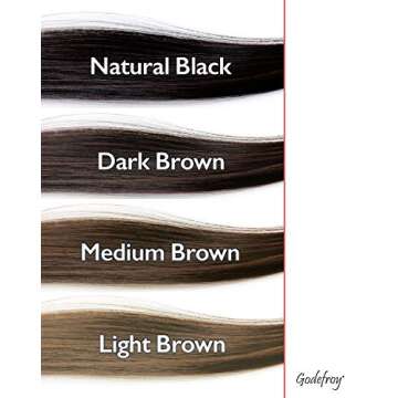 Professional Root Touch Up Hair Coloring Kit, Medium Brown, 4 applications