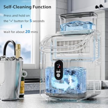 Electactic Ice Maker Machine – 34Lbs Daily Production