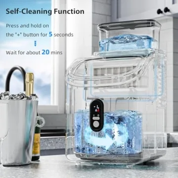 Electactic Ice Maker Machine – 34Lbs Daily Production