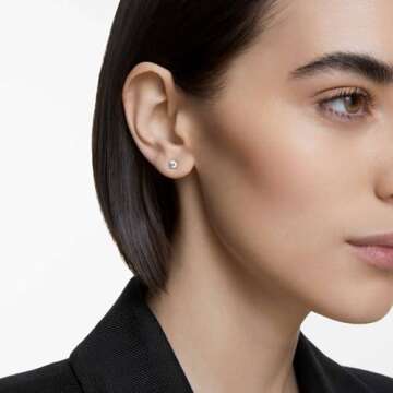 Swarovski Stilla Attract Stud Earrings for Daily Glamour