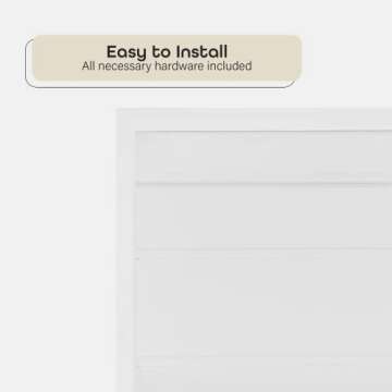Achim Cordless Blackout Roman Shades - 35" x 64" (White)