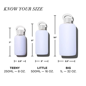 bkr Big Smooth 32 oz Glass Water Bottle - Stylish & Eco-Friendly