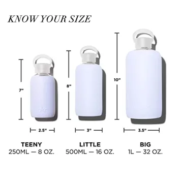 bkr Big Smooth 32 oz Glass Water Bottle - Stylish & Eco-Friendly