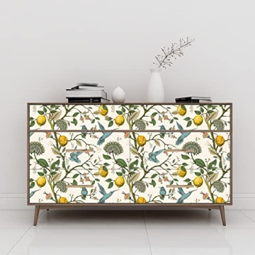 Meihodan Peel and Stick Blue Bird Wallpaper for Easy Decor