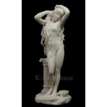 Aphrodite Statue 11.25" - Greek Goddess Sculpture in Marble
