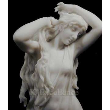 Aphrodite Statue 11.25" - Greek Goddess Sculpture in Marble