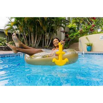 Poolcandy Durable Pool Raft Anchor for Secure Floating