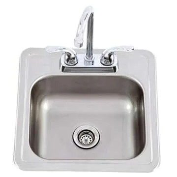 Lion 40-Inch Natural Gas Grill L90000 with Refrigerator and Door and Drawer Combo and Drop-In Sink with and 5 in 1 BBQ Tool Set Best of Backyard Package Deal