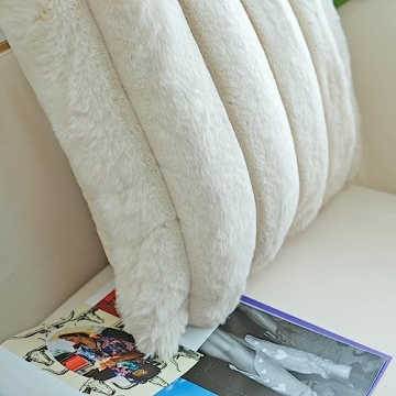 Soft Fluffy Faux Fur Pillow Covers - JOJUSIS 2 Pack