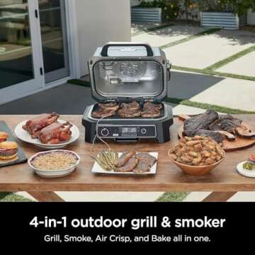 Ninja Woodfire ProXL Outdoor Grill & Smoker - 4-in-1 Magic