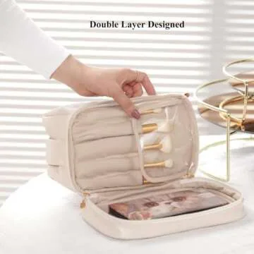 Large Capacity Waterproof Makeup Travel Bag for Women