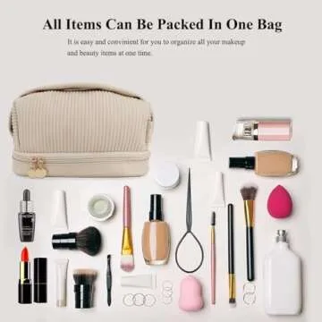 Large Capacity Waterproof Makeup Travel Bag for Women