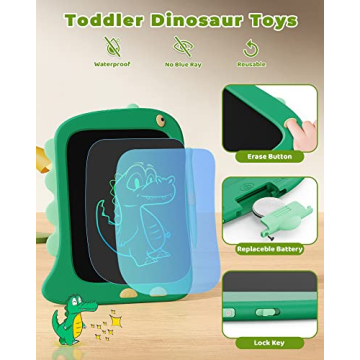 KOKODI Dinosaur LCD Writing Tablet for Kids
