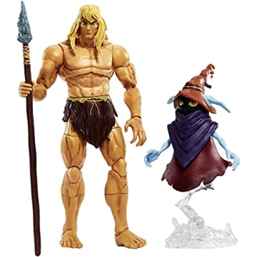 Masters of the Universe Masterverse Revelation Savage He-Man Action Figure with 30+ Articulated Join...