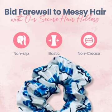 Premium Velvet Swim Scrunchie - Perfect for Swimmers