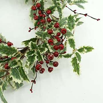 WreathDream Artificial Christmas Wreath for Front Doors