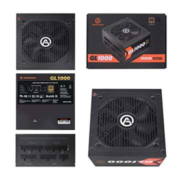 1000W Power Supply 80 Plus Gold Fully Modular PSU