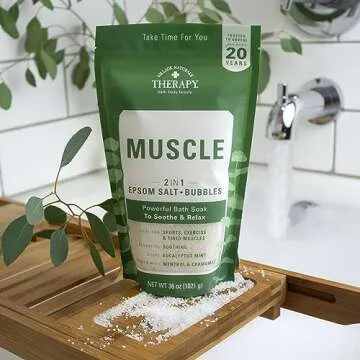 Village Naturals Muscle Soak 2in1 Epsom Salt - 36 oz