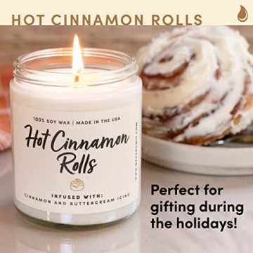 Cinnamon Rolls Scented Candle - Cozy Home Gift for All