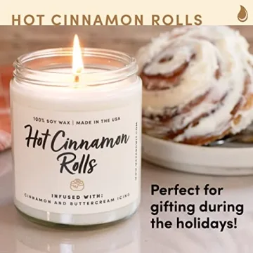 Cinnamon Rolls Scented Candle - Cozy Home Gift for All