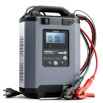 TOPDON Tornado 90000: Smart 90Ah Car Battery Charger & Maintainer with ECU Programming Support