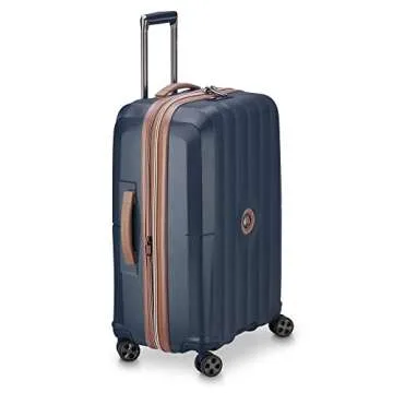 DELSEY PARIS St. Tropez Hardside Expandable Luggage with Spinner Wheels, Navy, 3 Piece Set (21/24/28)