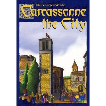Rio Grande Games Carcassonne: The City - Engaging 2-4 Player Board Game with Wooden Components