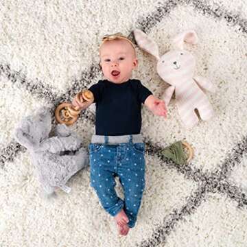 Apericots Super Soft Cotton Blank Plain Comfy Baby Short Sleeve Bodysuit Brown 12 Months