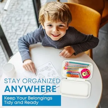 Tidy Pockets Clear Zipper Case - Perfect for Travel & Organization