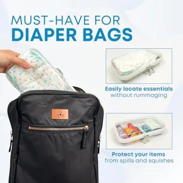 Tidy Pockets Clear Zipper Case - Perfect for Travel & Organization