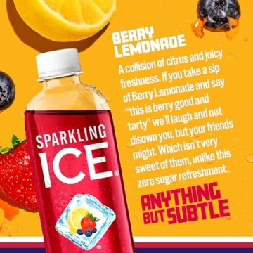 Sparkling Ice Berry Lemonade Zero Sugar Beverage