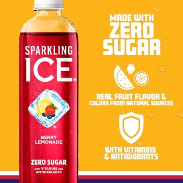 Sparkling Ice Berry Lemonade Zero Sugar Beverage