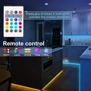 WILLED Under Bed Motion Sensor LED Strip Lights