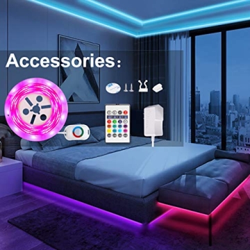 WILLED Under Bed Motion Sensor LED Strip Lights
