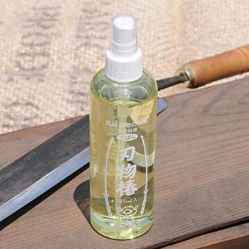 KUROBARA 100% Pure Tsubaki Japanese Cutlery Knife Maintenance Camellia Oil (8.3 oz) Dispenser